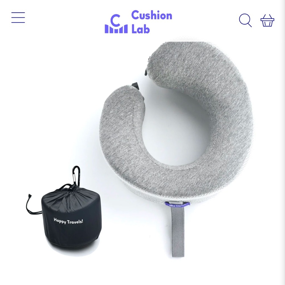 Like-new cushion lab Cloud Cradle Travel Pillow airplane pillow car pillow